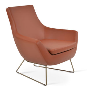 Soho Concept Rebecca Armchair - Stylish Industrial Design With Chrome Finish, Soft Leatherette & 2-year Guarantee Gold,Brass  Soho-concept-dining-chair-12469