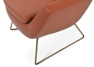 Soho Concept Rebecca Armchair - Stylish Industrial Design With Chrome Finish, Soft Leatherette & 2-year Guarantee Gold,Brass  Soho-concept-dining-chair-13298