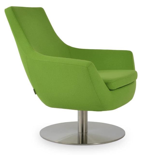 Soho Concept Rebecca Armchair Swivel With Camira Blazer Wool, 10-year Guarantee, Stylish Boucle Fabric Design   Soho-concept-dining-chair-12424