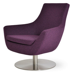 Soho Concept Rebecca Modern Swivel Armchair In Camira Blazer Wool - Stylish Turquoise, 10-year Warranty & Durable Design   Soho-concept-dining-chair-12509