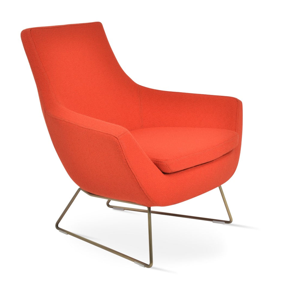 Soho Concept Rebecca Armchair – Stylish Chrome Base, Durable Camira Boucle & Leather, 10-year Guarantee, 350 Lbs Brown  Soho-concept-dining-chair-12550