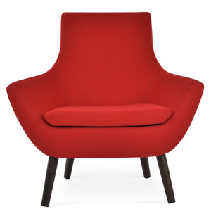 Soho Concept Rebecca Armchair - Premium Camira Blazer Wool, Solid Beech Wood Base, 10-year Guarantee, Mustard Red  Soho-concept-dining-chair-12572