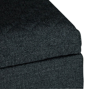 Lh Imports Reece Storage Bench - Elegant Tufted Design With Hidden Storage For A Clutter-free Home Experience Grey Metal,100% Polyester Fabric,Foam Rec016-cgr