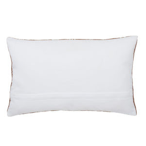 Jaipur Living Vibe by Jaipur Living Basket Weave Ombre Lumbar Pillow Indoor Outdoor Polyester Gray PLW103729