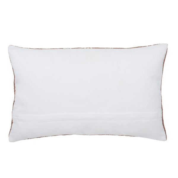 Jaipur Living Vibe by Jaipur Living Basket Weave Ombre Lumbar Pillow Indoor Outdoor Polyester Gray PLW103729