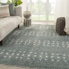 Jaipur Living Reign Abelle Transitional Global Handmade Indoor Rug Teal 3'x10'