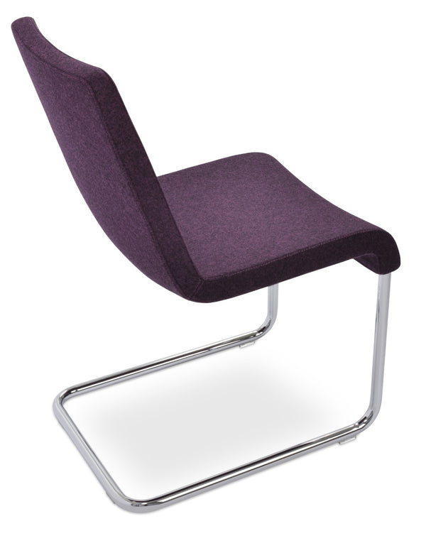 Soho Concept Reiss Chair Premium Dining Chair In Camira Blazer Wool - Stylish, Durable, 10-year Guarantee! Camira Wool  Deep Maroon  Soho-concept-dining-chair-05740