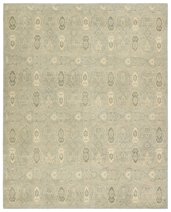 Jaipur Living Jaipur Living Williamsburg Hand-knotted Wool Trellis Rug Neutral Artisan Brocade 8' x 10' RUG148355