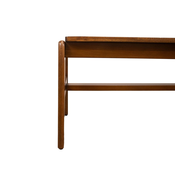 Lh Imports Remix Bench - Versatile Solid Acacia Seating For Dining Or Entryway, Mid-century Modern Style Brown Solid Acacia,Beech Wood,Rubber Wood Rem016