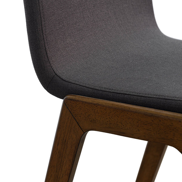 Lh Imports Remix Counter Stool - Stylish Solid Rubber Design With Removable Frame For Chic Home Decor Grey,Brown 100% Polyester,Solid Rubber Wood,Lvl Rem026-gr