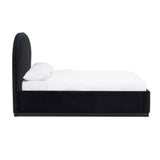 Marlow Black Velvet Queen Bed REN-B7120-10-11 TOV Furniture