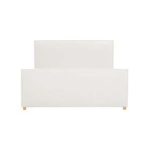 TOV Furniture Bristol Park Ivory Upholstered Bed - Timeless Elegance with Durable Ash Wood Frame & Cozy Comfort King REN-B900-20-21