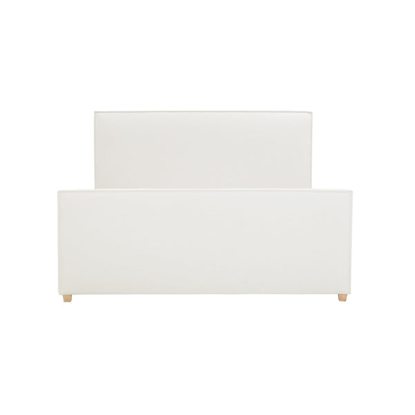 TOV Furniture Bristol Park Ivory Upholstered Bed - Timeless Elegance with Durable Ash Wood Frame & Cozy Comfort King REN-B900-20-21