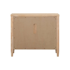 TOV Furniture Bristol Park Charming 30" Whitewashed Oak Nightstand with Soft-Closing Drawers & Open Shelf Storage REN-B900-50