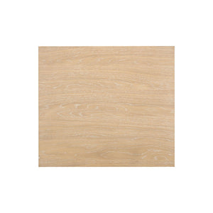 TOV Furniture Bristol Park 20" Whitewashed Oak Nightstand with Soft-Closing Drawers & Open Shelf for Storage REN-B900-51