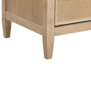 TOV Furniture Bristol Park 40" Whitewashed Oak 7-Drawer Chest - Stylish Storage Solution for Modern Bedrooms REN-B900-60