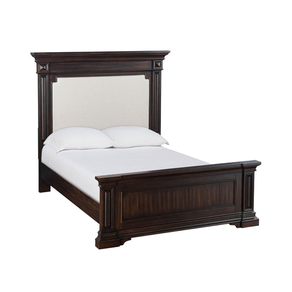 TOV Furniture Stamford Wooden Upholstered Bed - Timeless Design with Durable Craftsmanship for Elegant Bedrooms Queen REN-B921-12-11-14
