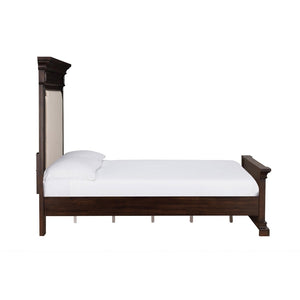 TOV Furniture Stamford Wooden Upholstered Bed - Timeless Design with Durable Craftsmanship for Elegant Bedrooms Queen REN-B921-12-11-14