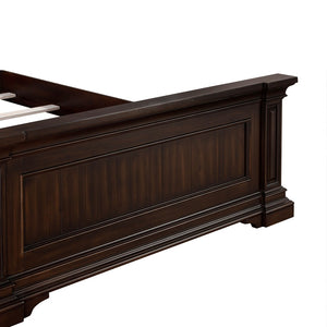 TOV Furniture Stamford Wooden Upholstered Bed - Timeless Design with Durable Craftsmanship for Elegant Bedrooms Queen REN-B921-12-11-14