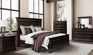 TOV Furniture Stamford Wooden Upholstered Bed - Timeless Design with Durable Craftsmanship for Elegant Bedrooms Queen REN-B921-12-11-14