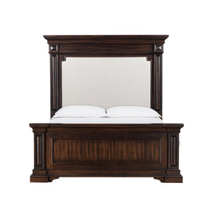 TOV Furniture Stamford Wooden Upholstered Bed - Timeless Design with Durable Craftsmanship for Elegant Bedrooms King REN-B921-22-21-14
