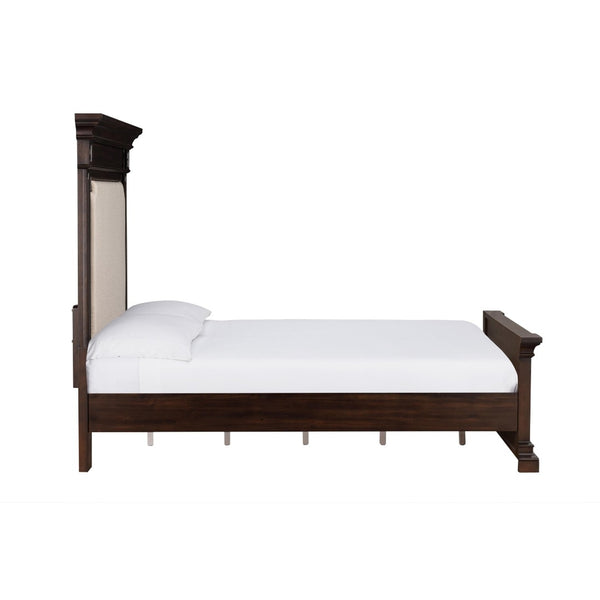 TOV Furniture Stamford Wooden Upholstered Bed - Timeless Design with Durable Craftsmanship for Elegant Bedrooms King REN-B921-22-21-14