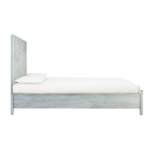TOV Furniture Asheville Grey Washed Wooden Queen Bed - Modern Charm, Durable Acacia, Slat Roll Included for Comfort REN-B933-10-11