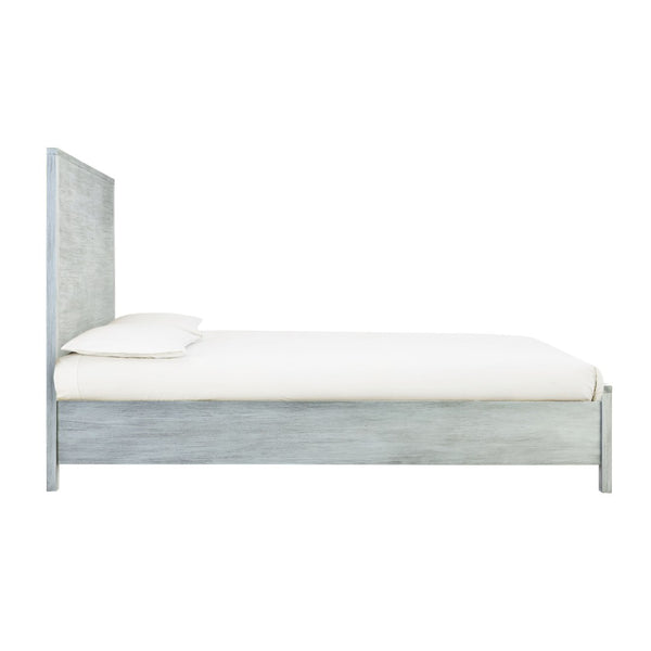 TOV Furniture Asheville Grey Washed Wooden Queen Bed - Modern Charm, Durable Acacia, Slat Roll Included for Comfort REN-B933-10-11