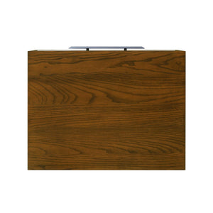 TOV Furniture Emery Walnut Nightstand – Mid-Century Modern Design with Storage Drawer & Open Shelf for Style & Function REN-B940-50