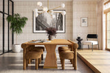 Nolan Natural Wood Dining Table REN-D6040-15 TOV Furniture