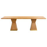 Nolan Natural Wood Dining Table REN-D6040-15 TOV Furniture