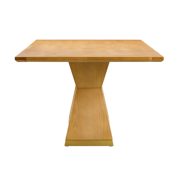Nolan Natural Wood Dining Table REN-D6040-15 TOV Furniture