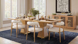 Nolan Natural Wood Dining Table REN-D6040-15 TOV Furniture