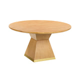 Nolan Natural Wood Round Dining Table REN-D6040-16 TOV Furniture