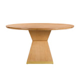 Nolan Natural Wood Round Dining Table REN-D6040-16 TOV Furniture