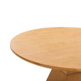 Nolan Natural Wood Round Dining Table REN-D6040-16 TOV Furniture