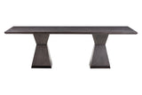 Nolan Black Wood Dining Table REN-D6041-15 TOV Furniture