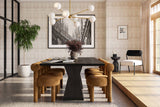 Nolan Black Wood Dining Table REN-D6041-15 TOV Furniture