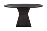 Nolan Black Round Wood Dining Table REN-D6041-16 TOV Furniture