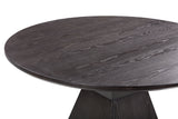 Nolan Black Round Wood Dining Table REN-D6041-16 TOV Furniture