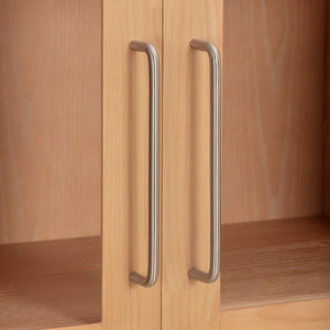 TOV Furniture Marlow Wood Display Cabinet - Elegant Arched Design with Soft-Close Doors & Adjustable Shelves Natural REN-D700-40