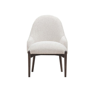 TOV Furniture Glendale Chenille Dining Chair - Modern Comfort with Durable Upholstery and Sturdy Oak Legs for Style White REN-D902-11