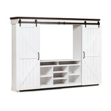 Harrison Distressed White Entertainment Center REN-E5040-ENTW TOV Furniture