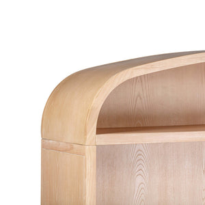 TOV Furniture Marlow 77" Wood Entertainment Center with Curved Hutch, Stylish Storage, and Cable Management Solutions Natural REN-E7040-ENT