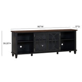 Presby Charcoal 80" Console REN-E8041-80 TOV Furniture