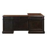 Roanoke Black L Desk REN-H360-50-55 TOV Furniture