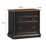 Roanoke Black File Cabinet REN-H360-60 TOV Furniture