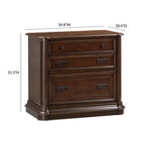 Roanoke Cherry File Cabinet REN-H361-60 TOV Furniture