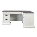 Roanoke White L Desk REN-H362-50-55 TOV Furniture