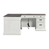 Roanoke White L Desk REN-H362-50-55 TOV Furniture